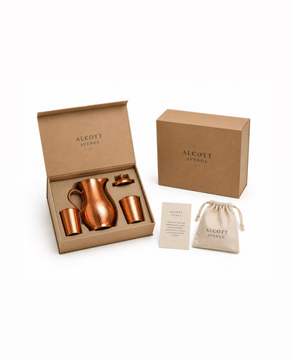 Alcott Avenue® 50 fl oz Hammered Copper Pitcher